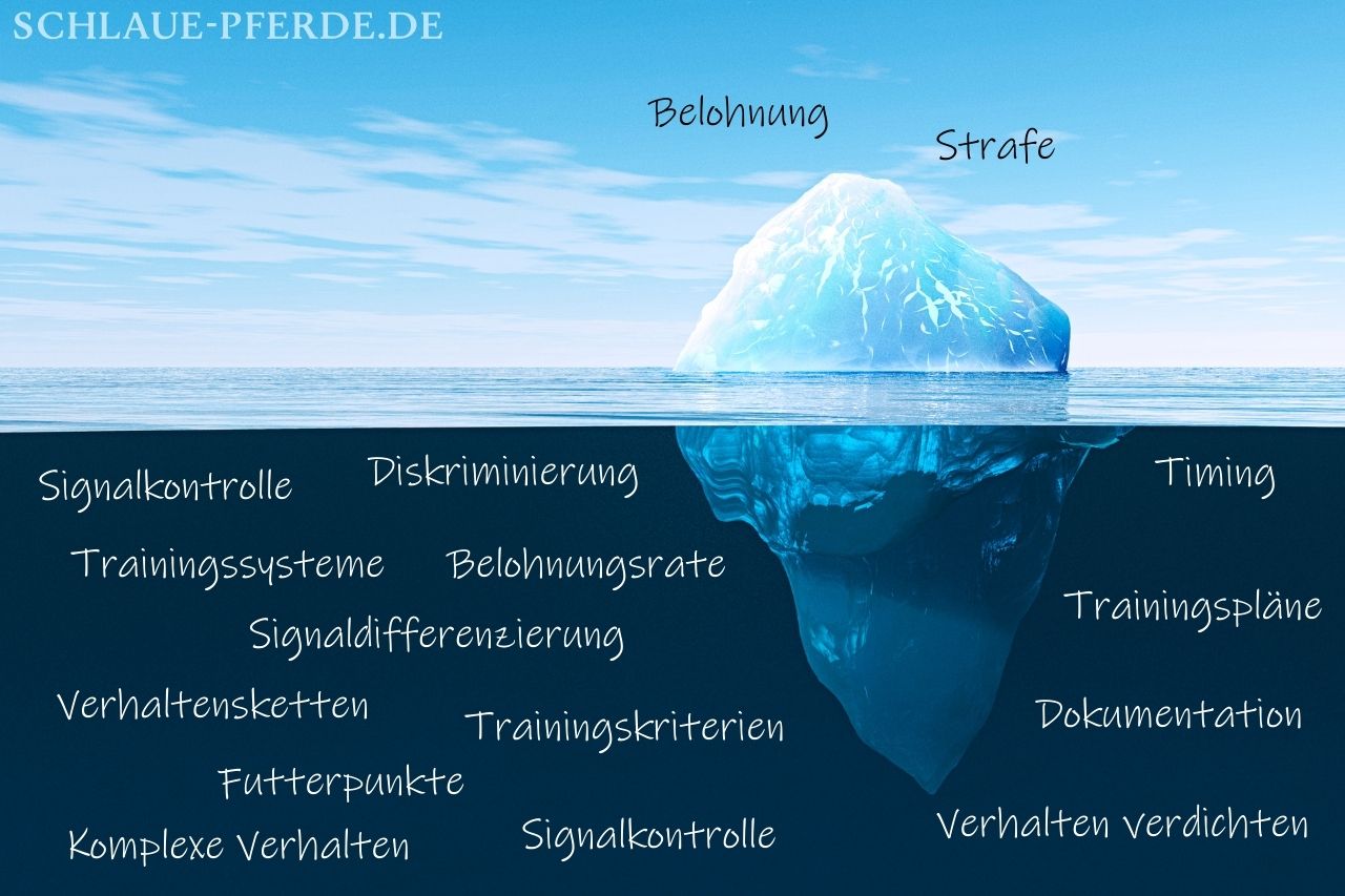 Modell Eisberg - Komponenten der Lerntheorie